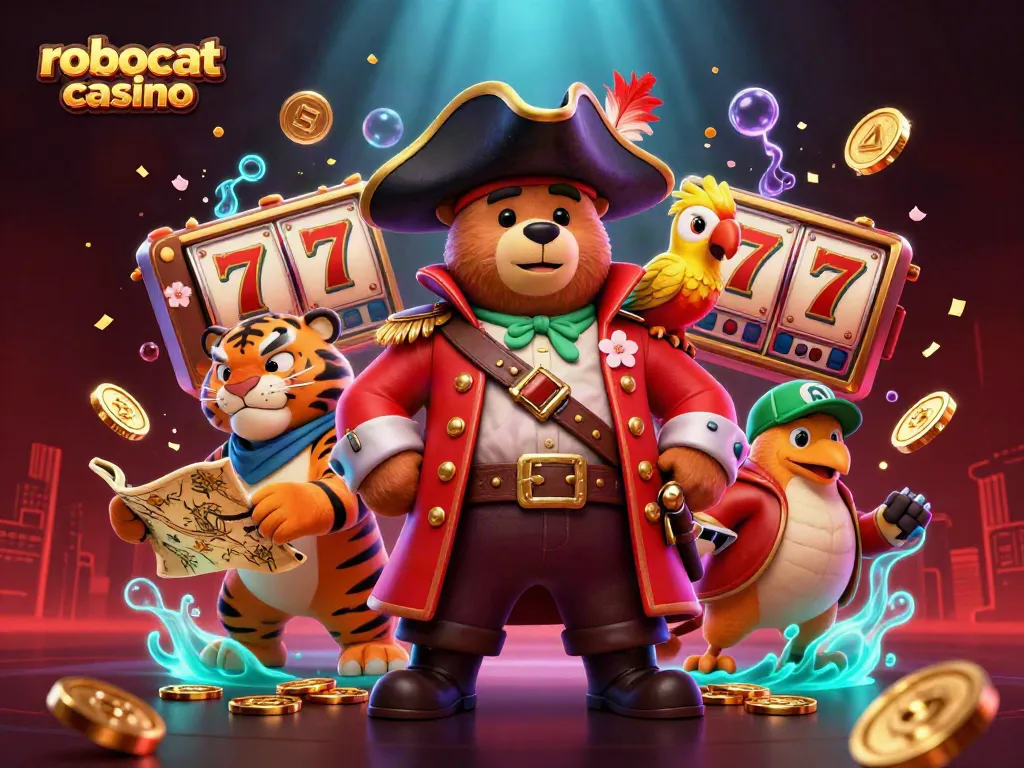 Experience the vibrant gaming world of robocat casino with thrilling slots and eye-catching characters.